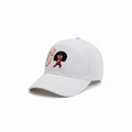 Super Girl Hero Cap with C letter patch and superhero girl graphic