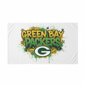 Green Bay Packers Microfiber Sports Towel - White Background