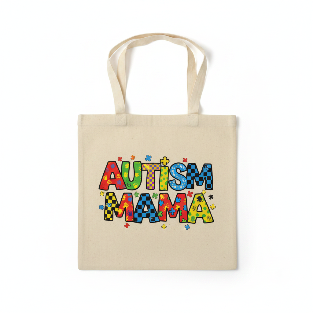 Autism Mama Tote Bag