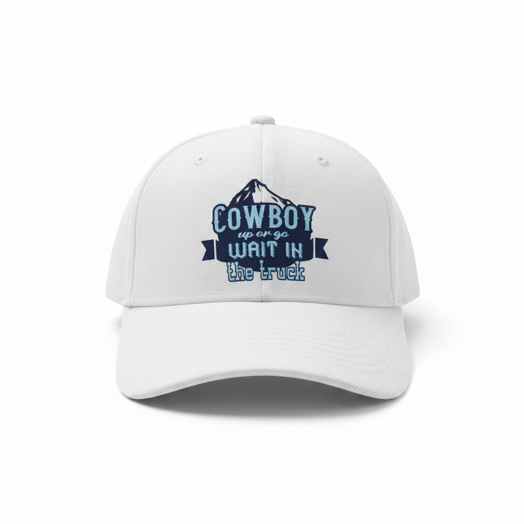 Cowboy Up or Go Wait in the Truck Hat
