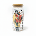 "There Is Magic" Floral Lightbulb Tumbler
