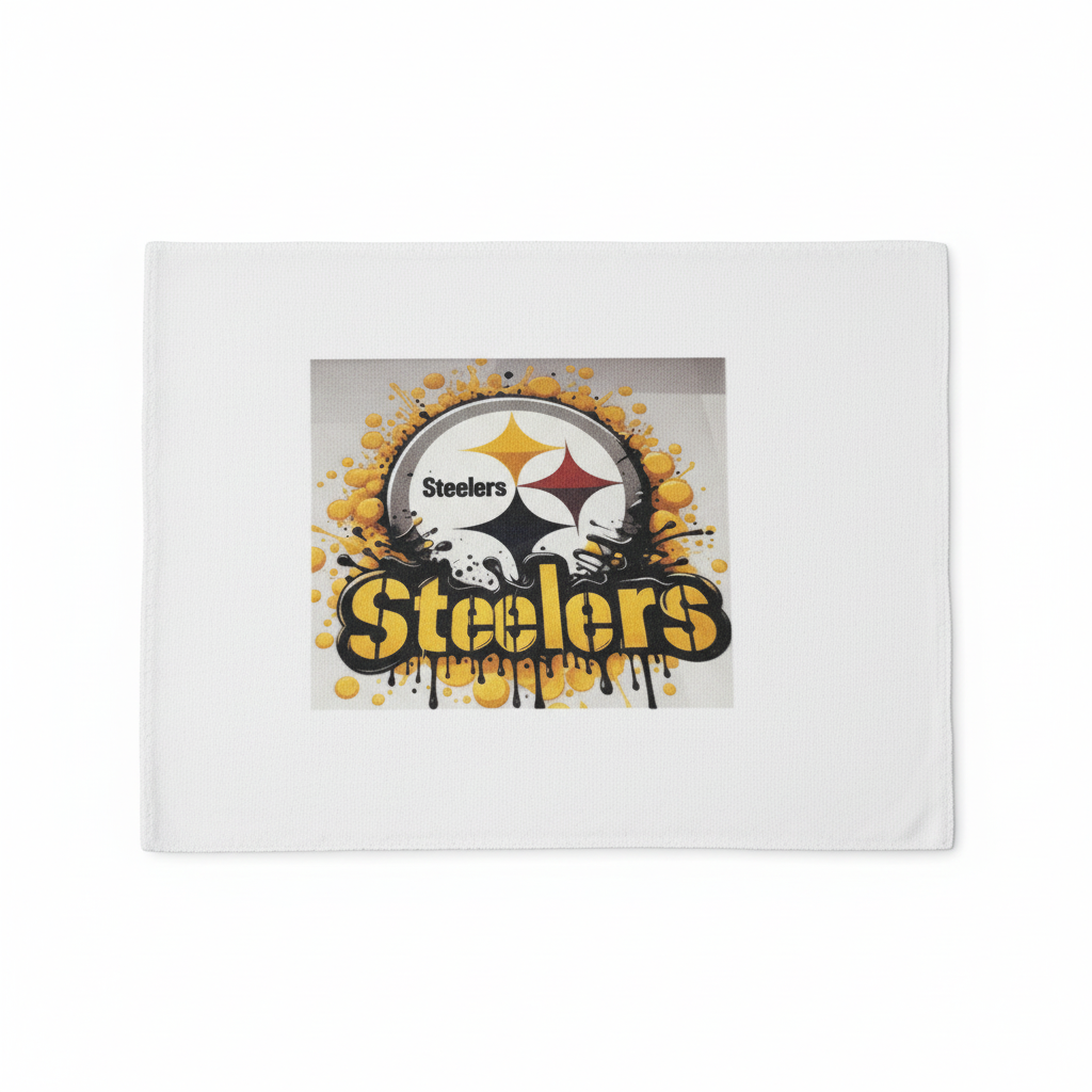 Steelers Drip Art Custom Towel