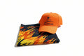 Why Yes, I'm A Rack Man – Blaze Hat & Flame Rally Rag Set