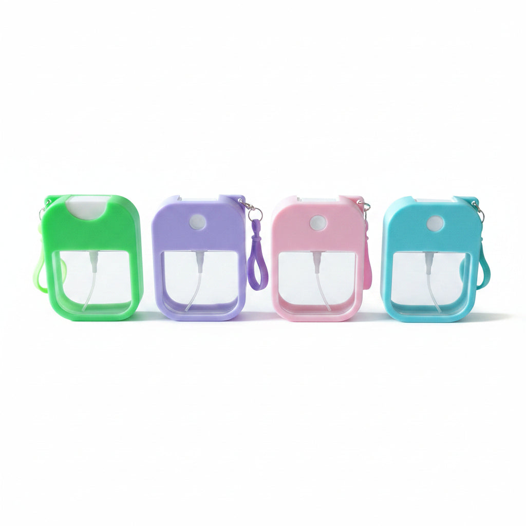 Hand Sanitizer Keychain Bottles – 4 Pack