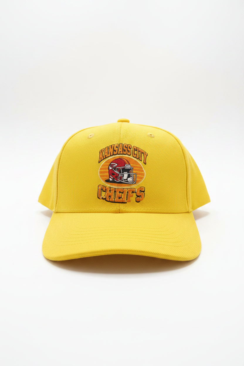 Kansass City Chiefs Yellow Snapback Hat