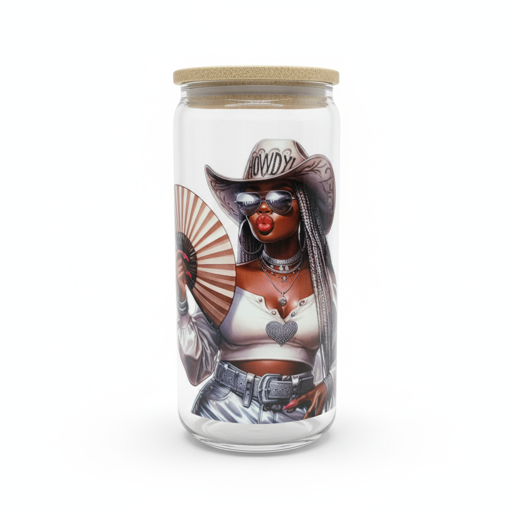 Samurai Howdy Glass Tumbler